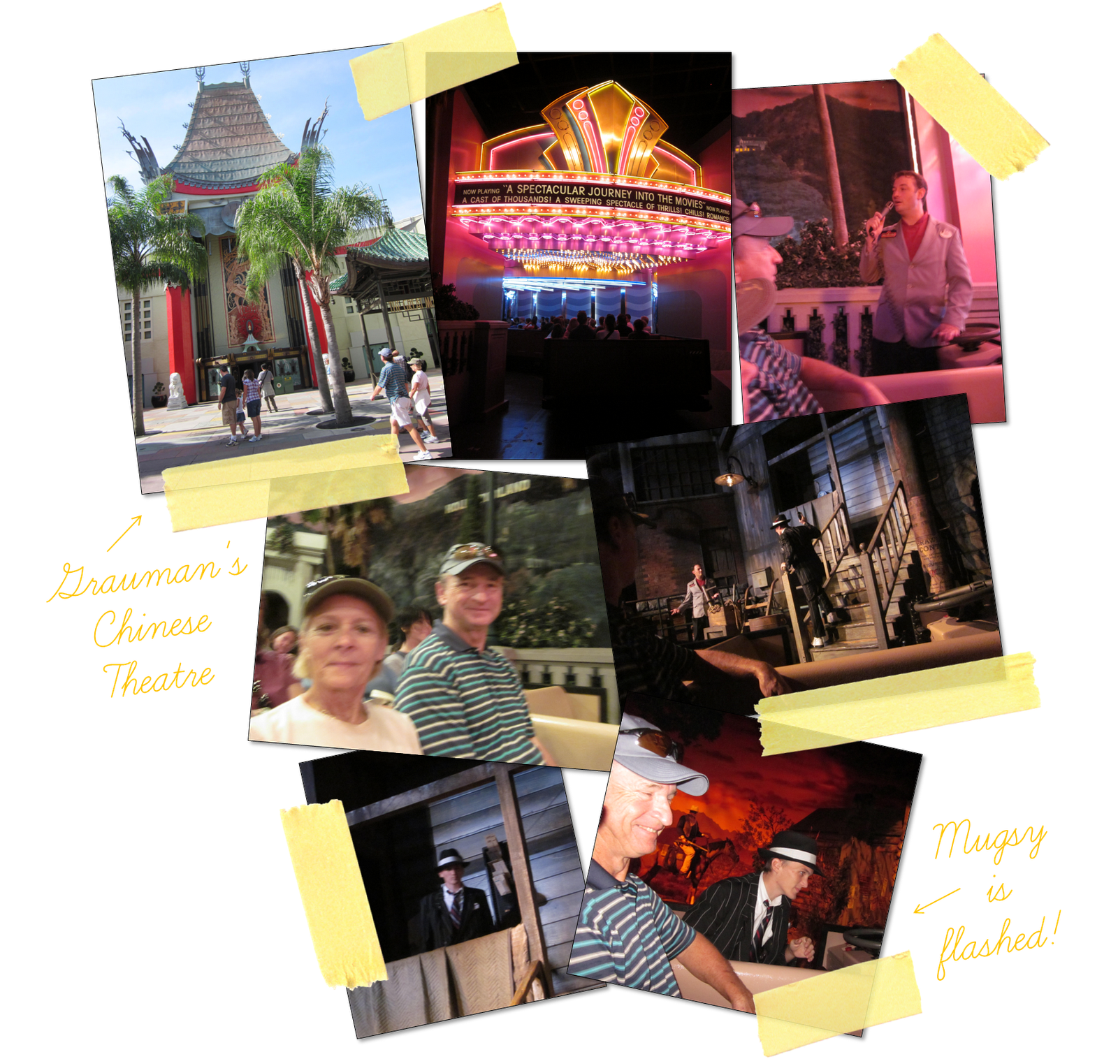 We were taken into scenes from